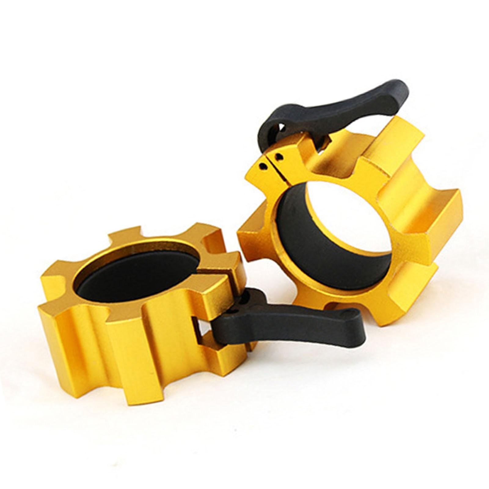 

2PCS 50mm Barbell Collar Lock Aluminum Alloy Quick Release Locks Collar Clips for Fitness Training