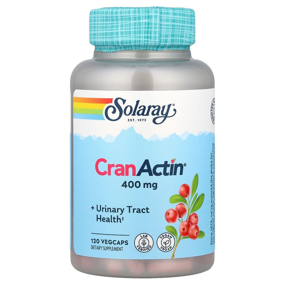 

[Solaray] CranActin Urinary Veggie Capsules, (1 Unit 120 Count) 120 pcs - 1 ea
