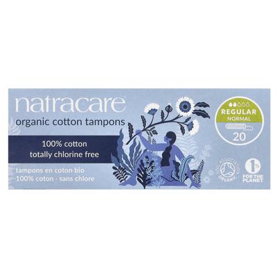 Organic Cotton Tampons, Regular Normal, 20 Packs