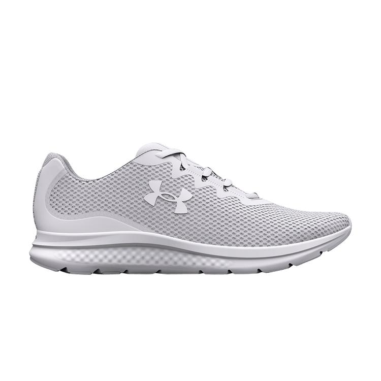 Under Armour Tênis Masculino Charged Impulse 3 Triplo Branco 3025421-100