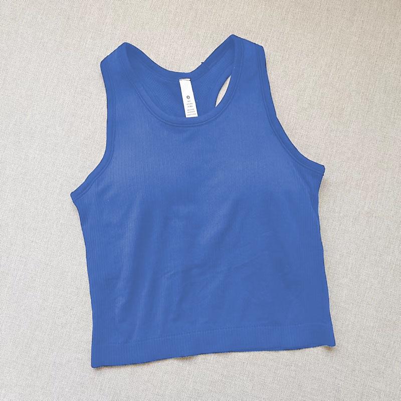 EBB TO STREET Women's Racerback Yoga Tank Top with Chest Pad - Summer Fitness Tight Fit