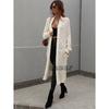 2024 Autumn And Winter New Round Neck European And American Women'S Knitted Cardigan Loose Solid Color Sweater
