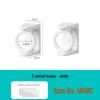 360° Rotating Transparent Wall-Mounted Retractable Hanging Rod Bracket