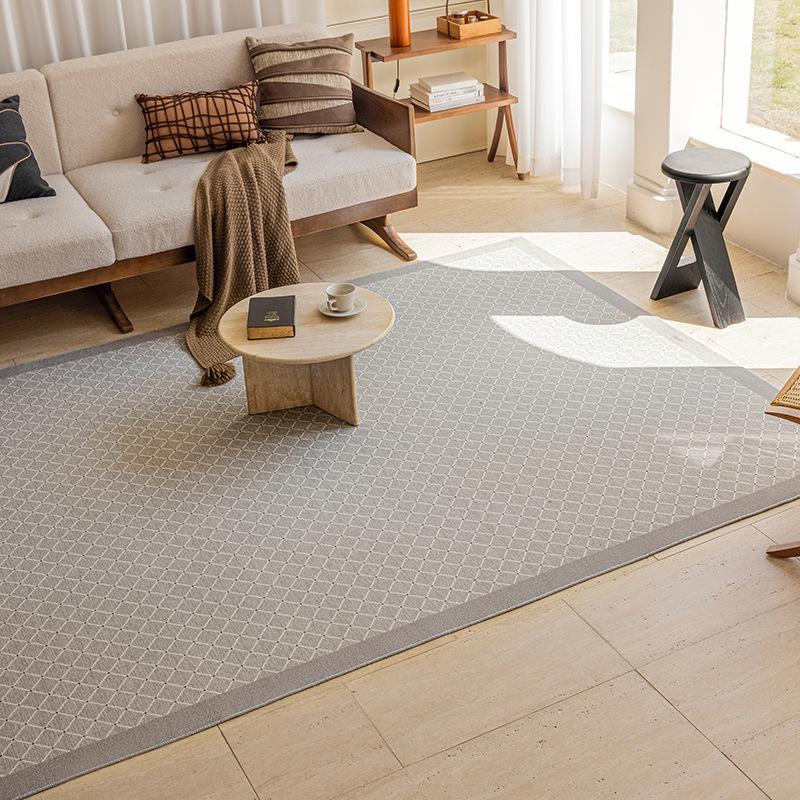 

Кристально-бархатный ковер, устойчивый к пятнам, для гостиной, спальни или журнального столика - Легко чистить, кремовый стиль, коврик на всю площадь пола 200×300cm