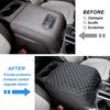 PU Leather Car Armrest Cushion Center Console Cover For Ford F150 2015-2020,F250 F350 F450 2017-2025,Expedition 2018-2025