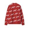 Fila ORIGINALE Sweaters Unisex Algal Bloom Vermilion Crew Neck Moderate F51U549407F-RD