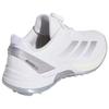 adidas Adizero ZG Low Top Golf Shoes Women's White Silver Sneakers JS1764
