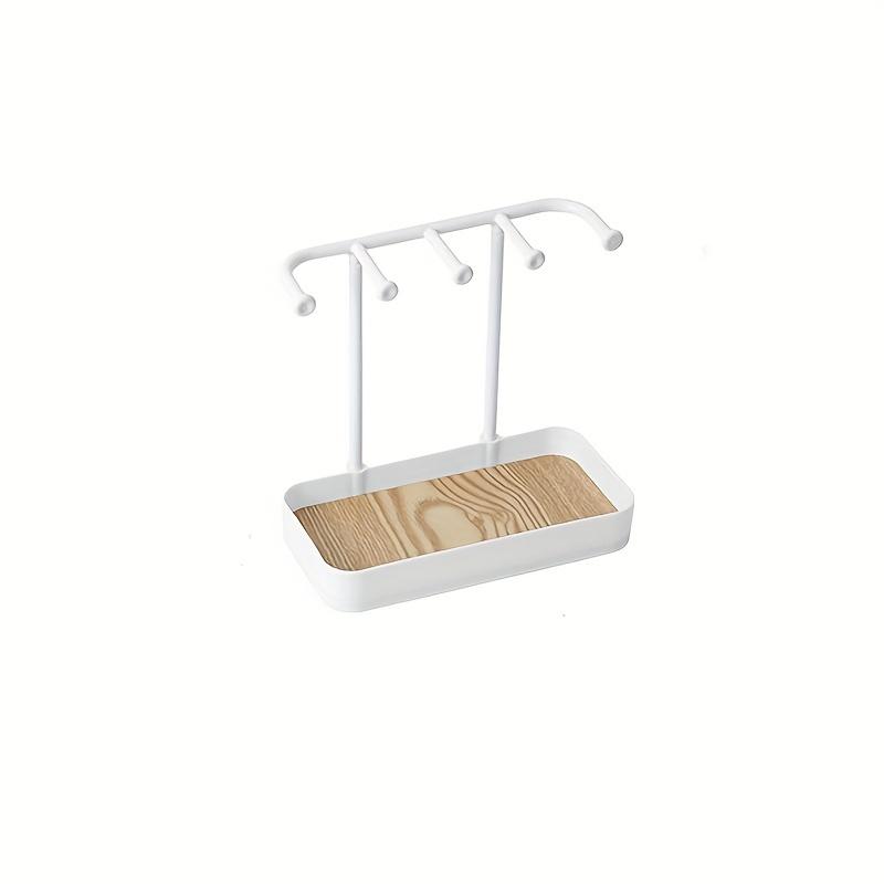 

1 шт. Подставка для ювелирных изделий, ожерелье, стеллаж для хранения ювелирных изделий, бытовая одежда, обруч для волос, серьги, аксессуары для волос, стойка для демонстрации AestheticRoom белый