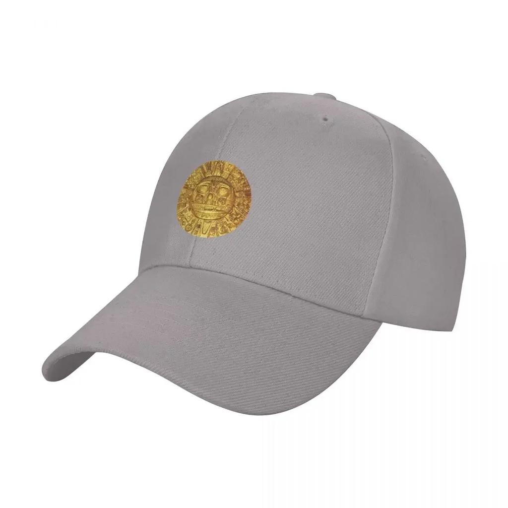 Ancient Inca Gold Sun God Disc Authentic Original Design Baseball Cap Fun Hats Thermal Visor Hats For Unisex Womens