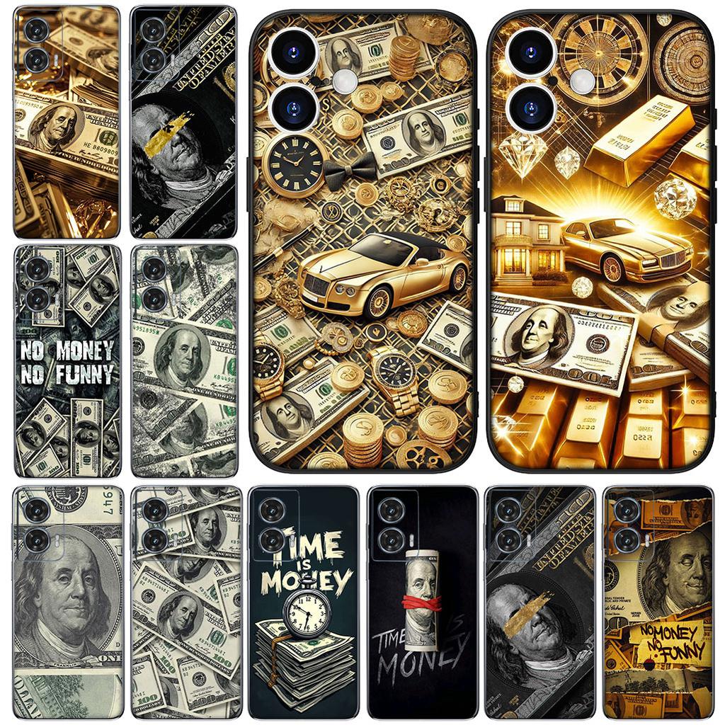 Cover Moneys 100 D-Dollars Wallpaper for Xiaomi Redmi Note 13 A3 14 Pro Plus 9T 14C 13C 13X 9C NFC + Pro+ 5G 4G Phone Case
