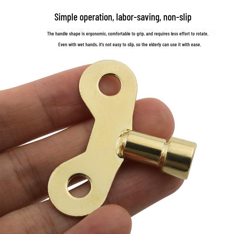 Quick Open Faucet with Locking Key and Four-Corner Handle
