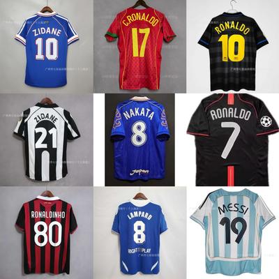 Vintage Jersey Football Jersey Dybala Batistuta Gerard Country Barcelona Spain and France National Team Jersey
