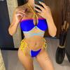 Spleißen Wrap Um Bandage Halter Bikini Weiblichen Badeanzug Frauen Bademode Zwei-stück Bikini set Badende Badeanzug Schwimmen