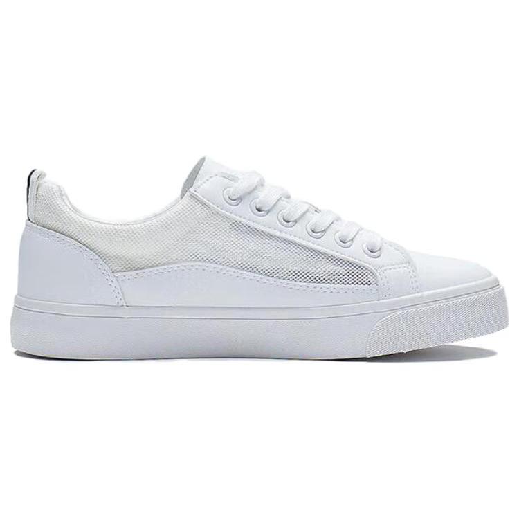 Li Ning Slip Resistant And Breathable Low top Casual Shoes Women's White AGCS404-1
