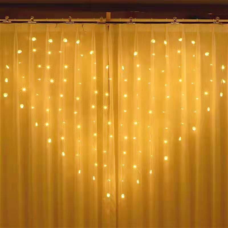 Samsung LED Curtain String Lights - Stars & Moon Decoration for Festivals