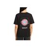 Timberland Rückenaufdruck Outdoor Atmungsaktiv Geruchsresistent Kurzarm T-Shirt Damen Tops Schwarz A65VB-001