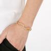 Kalen Stainless Steel Paperclip Chain Bracelet for Men Women Hop Hip Gold Color Accessory Adjustable Minimalist Fashion Jewelry