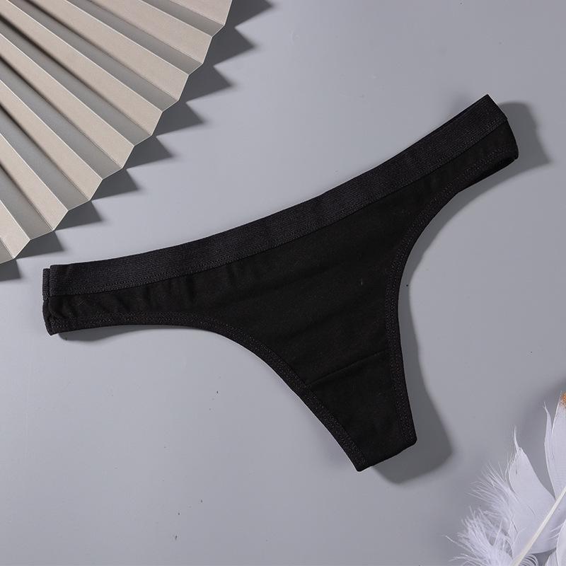 Women's Cotton Comfort Thong Triangle Fashion Panties