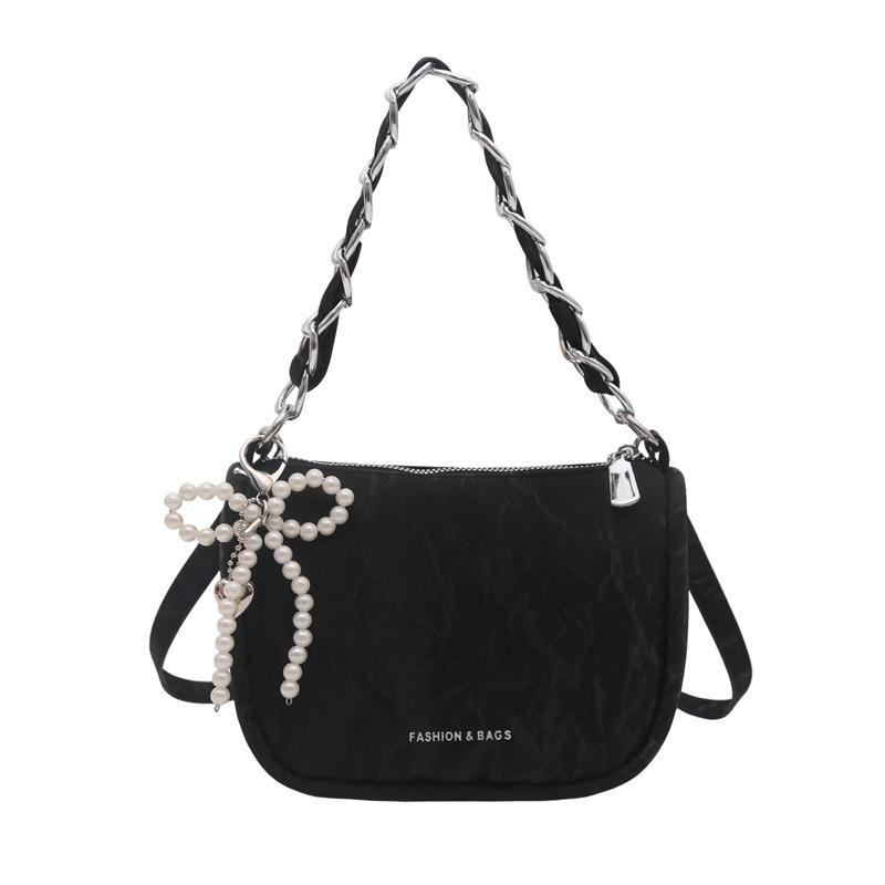 

Popular niche bag women s new versatile messenger bag shoulder bag tote bag portable small square bag Without pendant