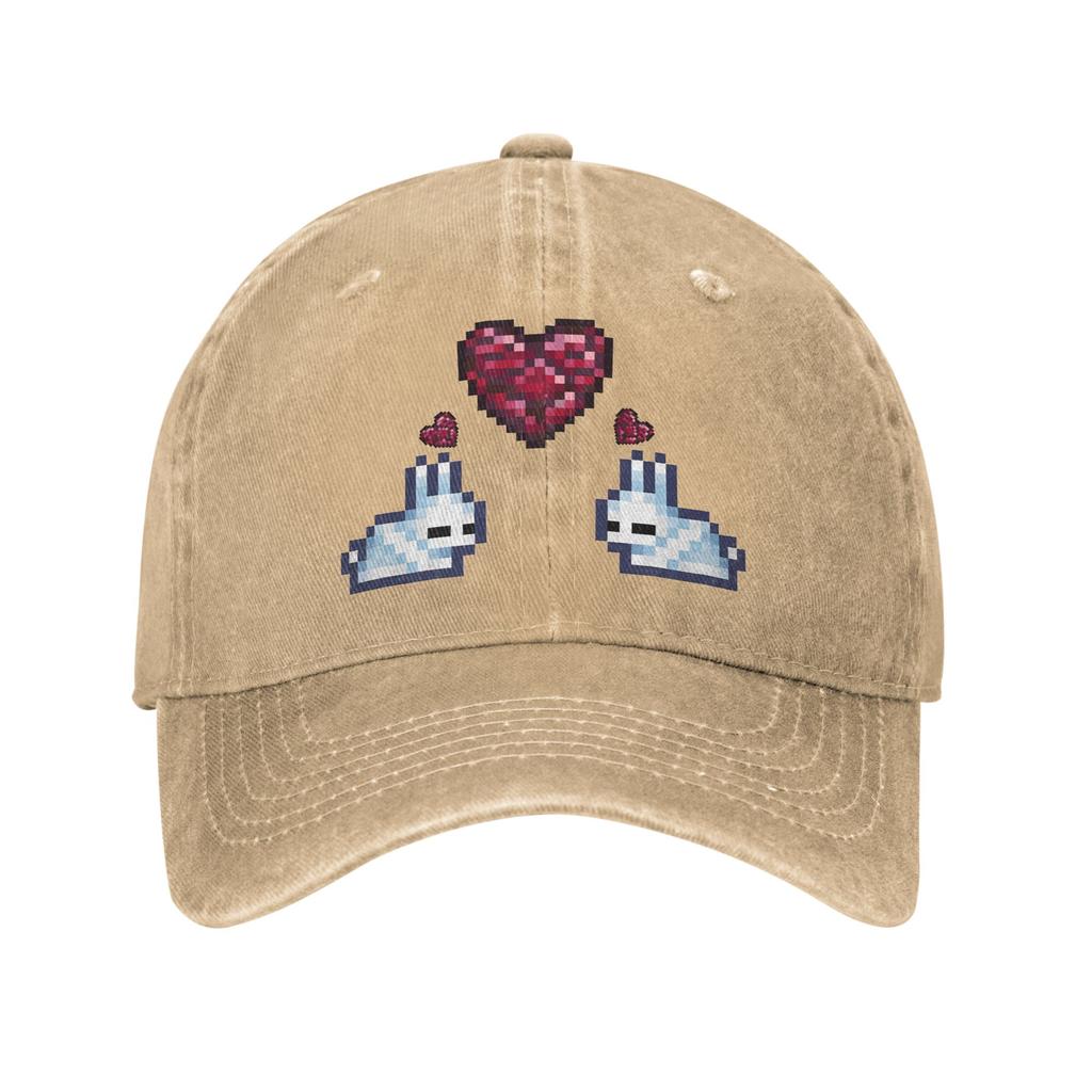Terraria Game Baseball Cap Sun Running Hippie High Quality Washed Trucker Hat Women Unisex Classic Custom DIY Snapback Cap