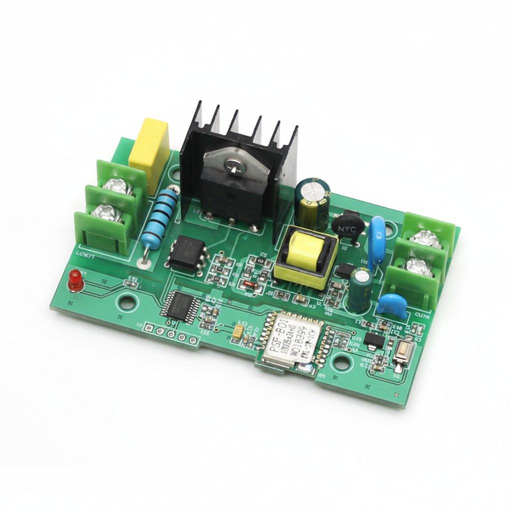 

Умный дом Одноканальный 40А WiFi Пульт Тиристорный выключатель Управление по расписанию с пульта через приложение для телефона 10*10*2 белый