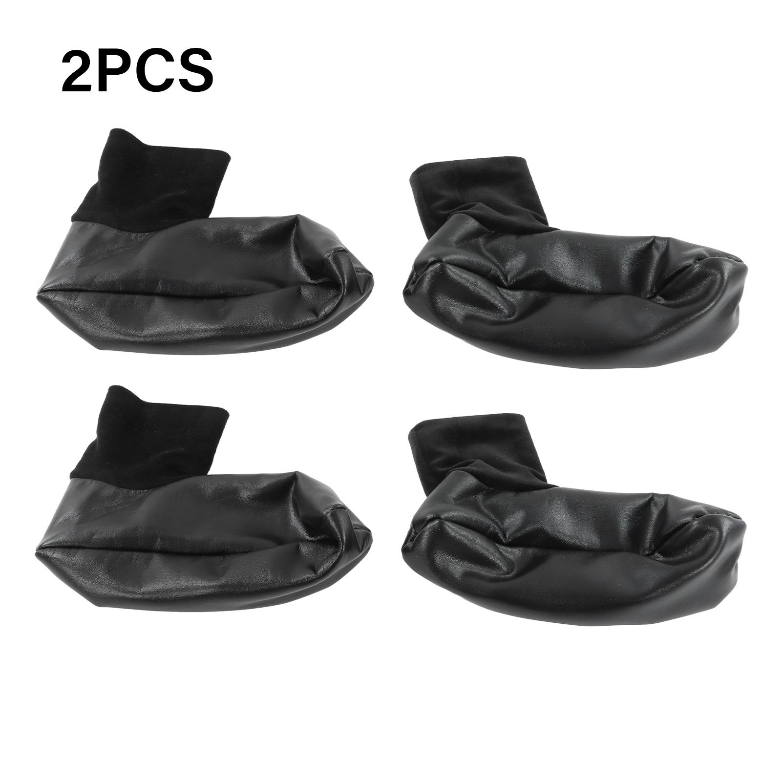 Automobile And Motorcycle Supplies Men's Sunnah Khuff Socks Pu Leather Polyester Comfortable Warm Plush Lining Thermal Khuffain Socks For 36 To 41 Eu Shoe Size