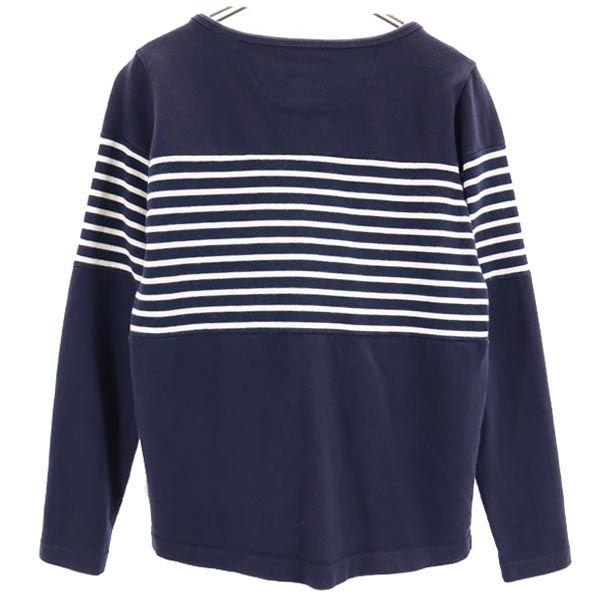 WHITE MOUNTAINEERING Border Pattern Long sleeve T-shirt Ron T Women Used