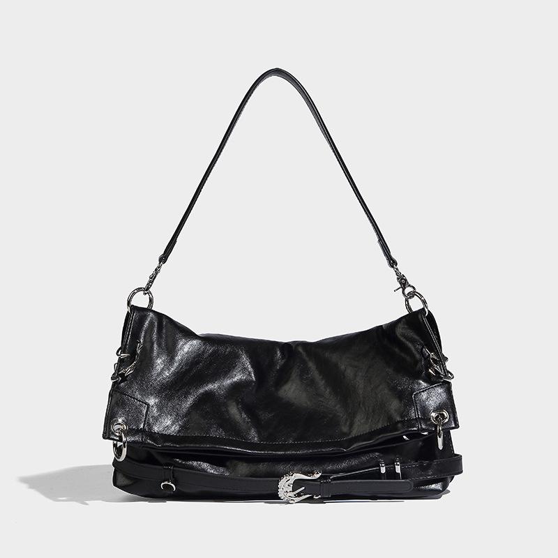 

Casual Commuting Large Capacity Bag for Women 2025 New Fashion Versatile Crossbody Bag for Going to Work Shoulder Tote Bag 37*5*21CM чорний