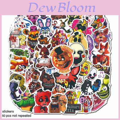 Fnaf Security Breach Cartoon Game Anime Stickers For Luggage And Phone