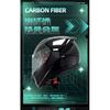 Qike Carbon Fiber Motorcycle Full-face Helmet for Men, Personalized Ultra-light Helmet for Women, with Bluetooth and Anti-fog Features, Suitable for