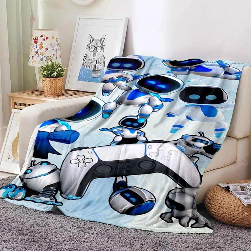 New 29 Style Astro Bot Game Cartoon Robot Gift Blanket,Soft Throw Blanket for Home Bedroom Bed Sofa Travel Picnic Cover Kids