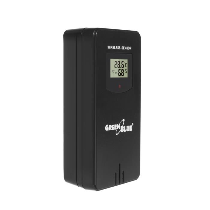 Station Météorologique Sans Fil - GreenBlue - GB540 - Phases De Lune - Baromètre - Alarme Snooze
