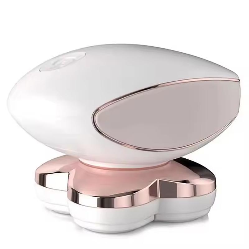 

Компактный электрический USB эпилятор для удаления волос, безболезненная бритва с четырьмя головками для женских бедер, всего тела, для домашнего использования белый