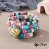 Bohemian bracelet creative tassel multi-layer beaded bracelet