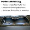 Multifunctional Aquarium Underground Tunnel Cave Under Gravel Tunnel Curve Two Hole Fish Tank Decor Fish Tank Decoration