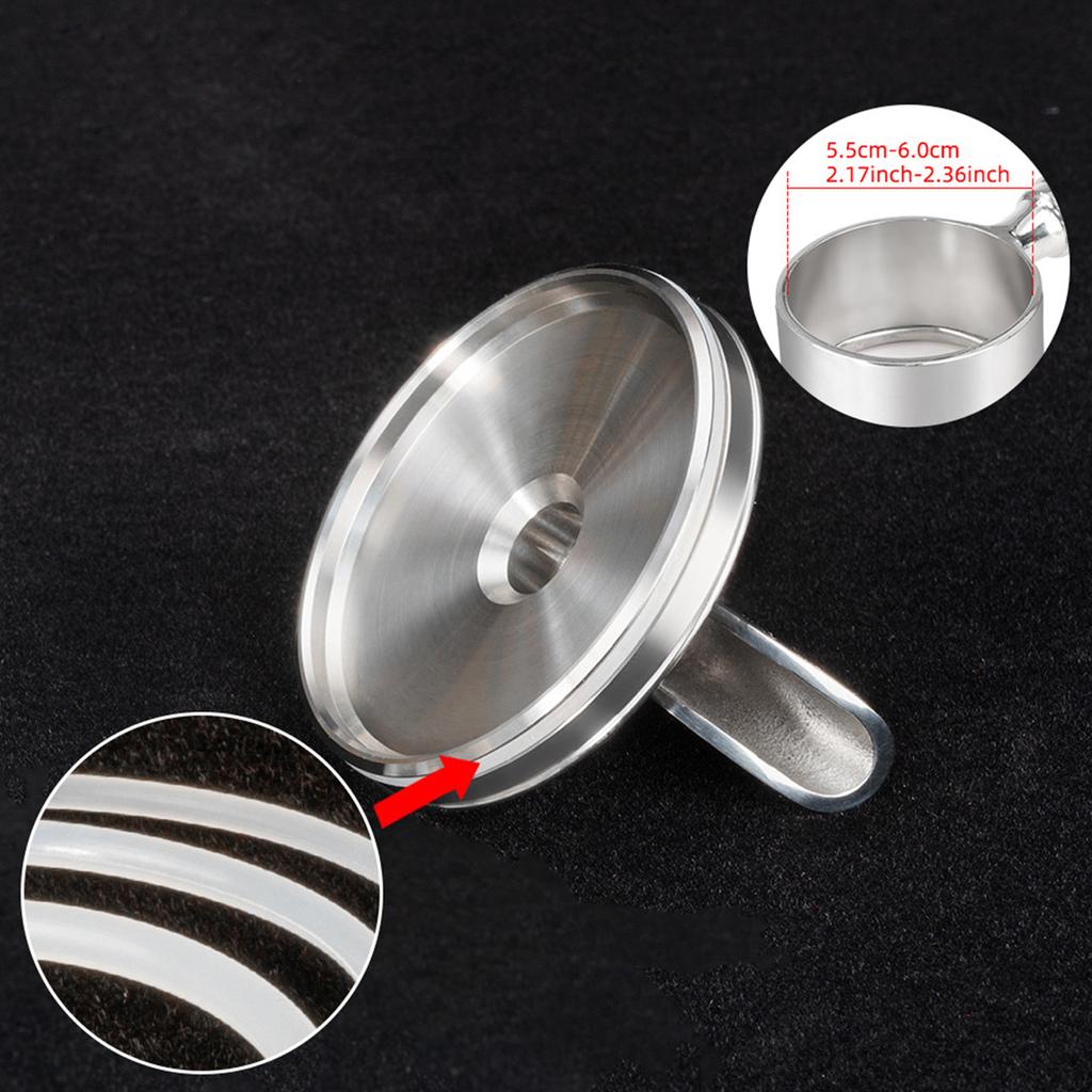 Practical 54mm Coffee Portafilter Spout Adapter Single and Double Mode Option for Efficient Brewing In Any Setting