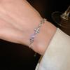 Iris Blume Zirkon Kreuz Verstellbares Armband Für Frauen Modeschmuck Geschenk Für Sie