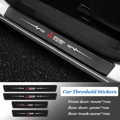 Car Door Sill Protector Film Anti-scratch Threshold Sticker for Lancer Outlander ASX L200 Pajero