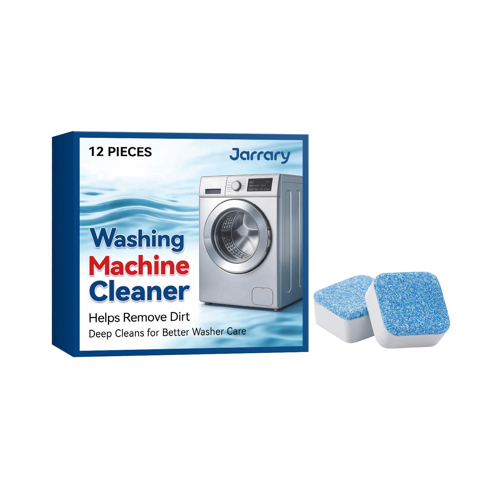Jarrary Washing machine cleaning tablets Gentle stain removal, descaling, and odor-eliminating universal fragrance-retaining cleaning tablets for