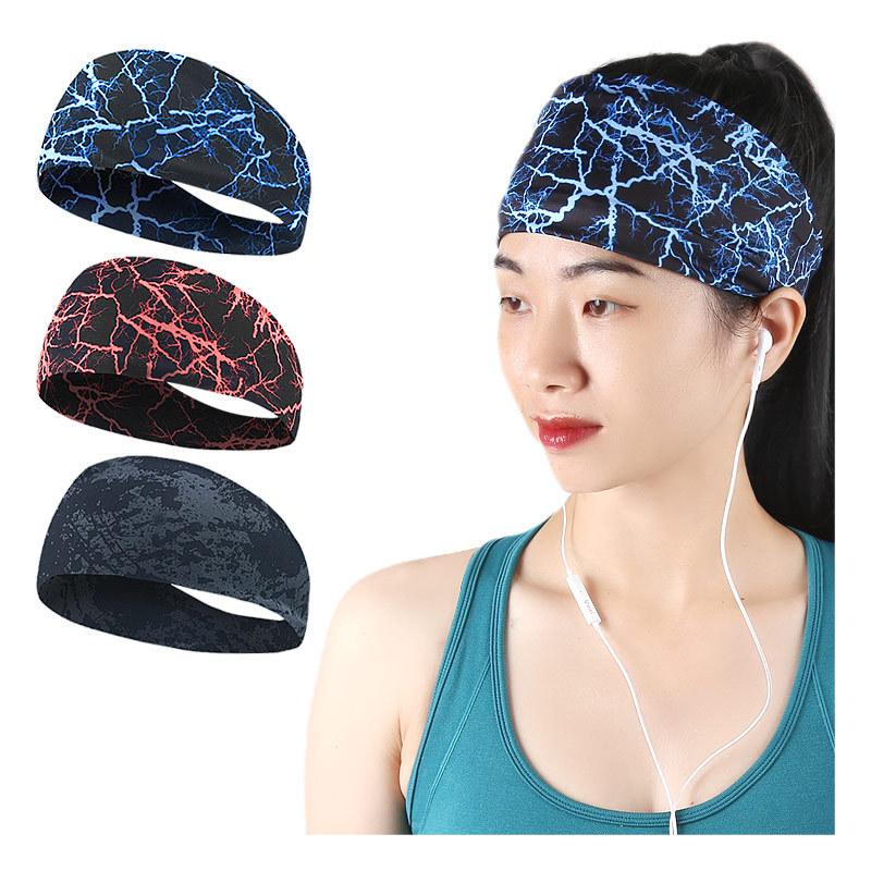 Outdoor Sports Hair Sweat Guide Belt, Sweat-absorbing and Antiperspirant Headscarf, Cycling, Yoga, Dance, Fitness Antiperspirant Belt