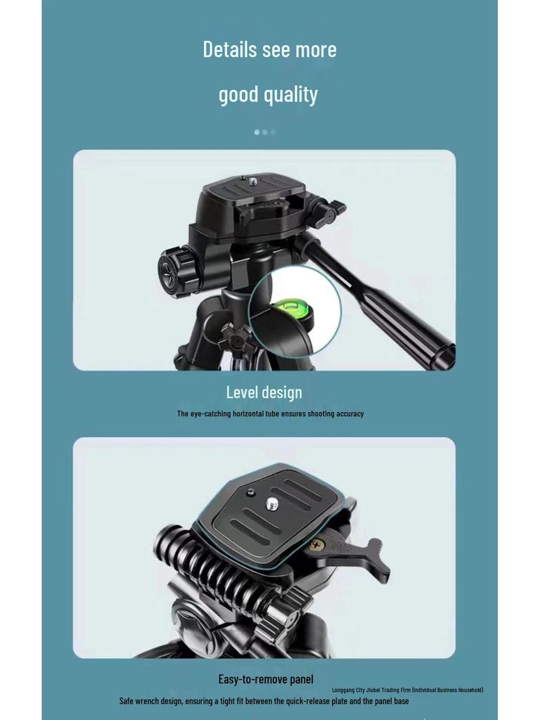 Selfie-Stick & Stabilisator: Telefon-/Kamera-Stativ mit Fülllicht für Live-Streaming & Outdoor-Videos