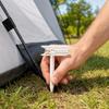 4 Stück Strandtuch-Befestigungsclip-Hering, Winddichte Outdoor-Picknickdecke Sandspikes, Tragbarer Deckenhalter Picknickmatte Klemmen