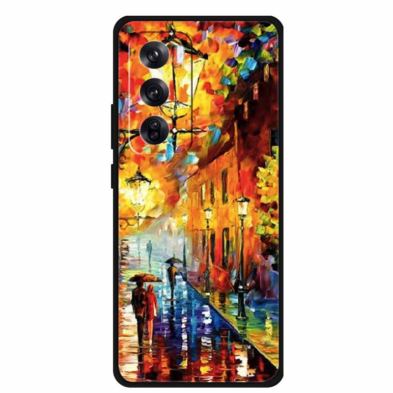 Funda For OPPO Reno 12 / Reno12 Pro Global Case Fashion Printed Soft Silicone Back Cover For Reno12 Pro Cat Phone Case Reno12 5G