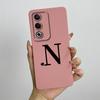 For Oppo A80 5G Case OppoA80 CPH2639 Cover Cute Letters Square Silicone Phone Case For Oppo A3 Pro 5G A3Pro CPH2665 Soft Fundas