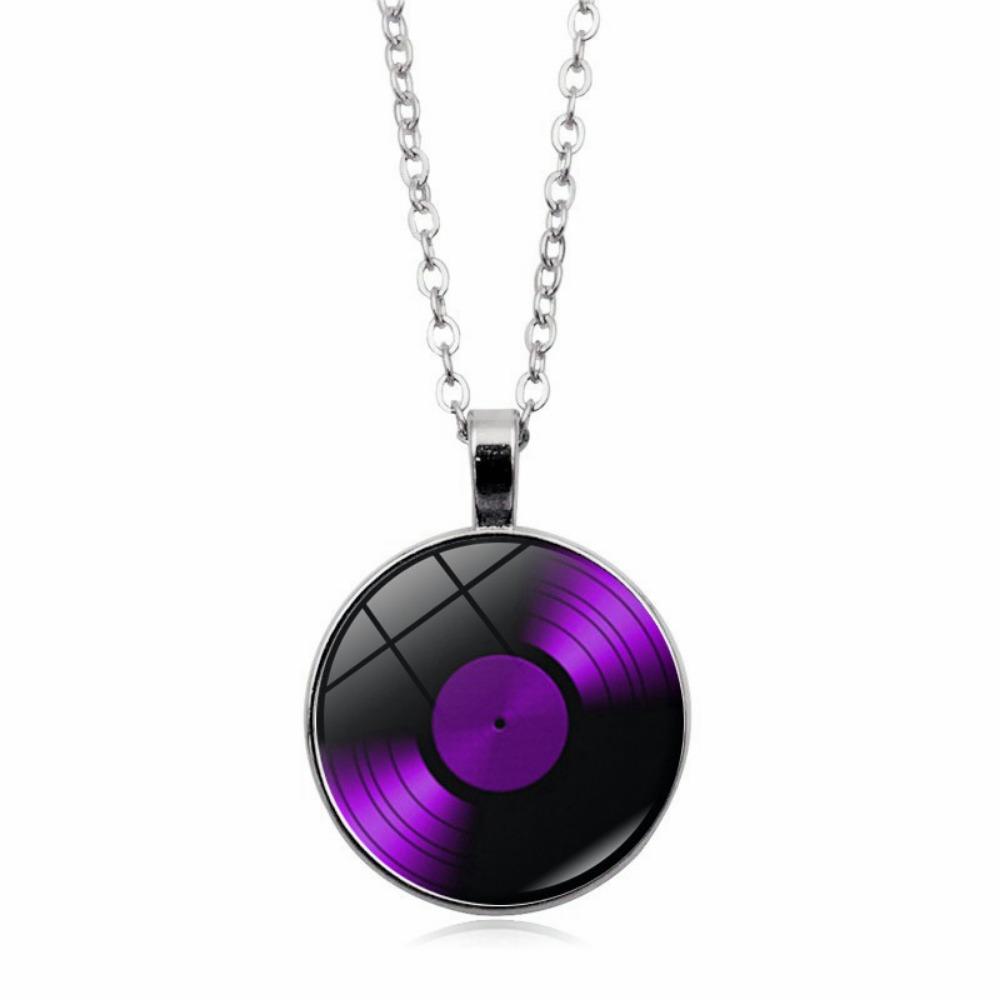 Vinyl Record Pendant Necklace All-match Jewelry for Women and Men