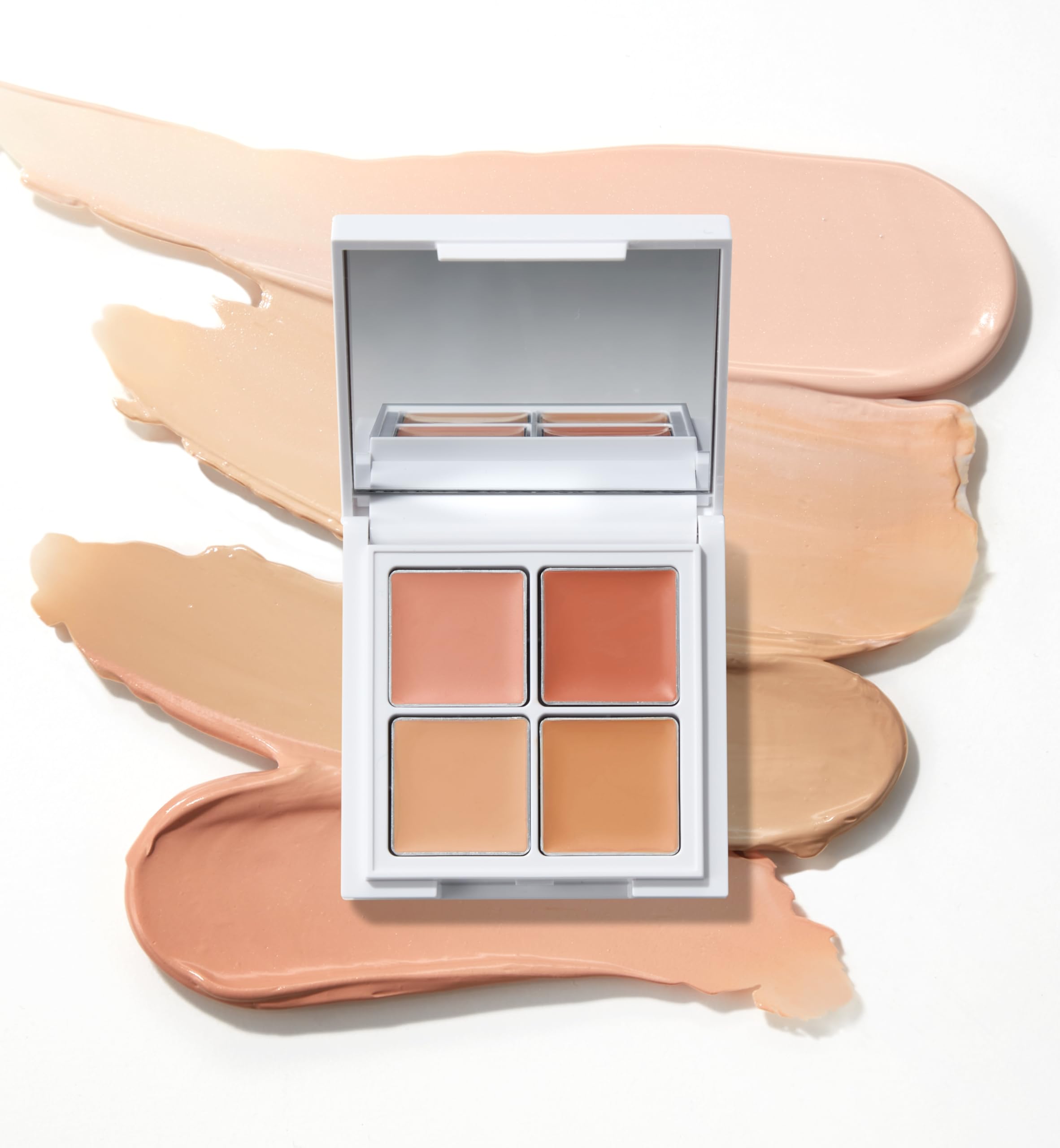 

SUIKO Makeup Base Palette 5.6g, Soap-Removable, Concealer for Dark Spots, Dark Circles, Acne, Wrinkles, and Dullness, Point Foundation (01)