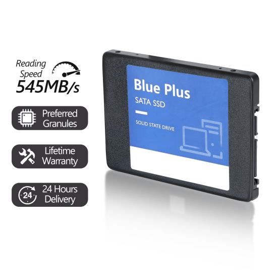 SATA III 2.5-inch SSD R/W Speed Up To 545MB/s 530MB/s 1/2/4TB Internal Solid State Drive Compatible with PC Computer Desktop Laptop