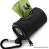 Waterproof Pet Dog Poop Bag Dispenser Zipper Storage Bag Portable Pet Waste Bags Carrier  Dog