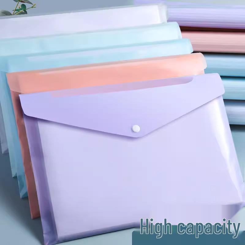 

Прозрачные папки с кнопками разных размеров