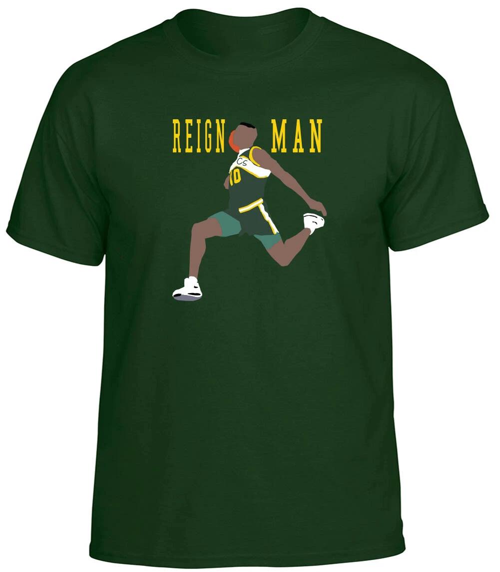 Shawn Kemp Seattle Supersonics Reign Man Dunk T-Shirt M